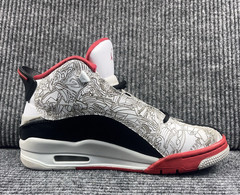 Size 7Y – Jordan Dub Zero 2022 Mid Black white Varsity Red DV1360-160
