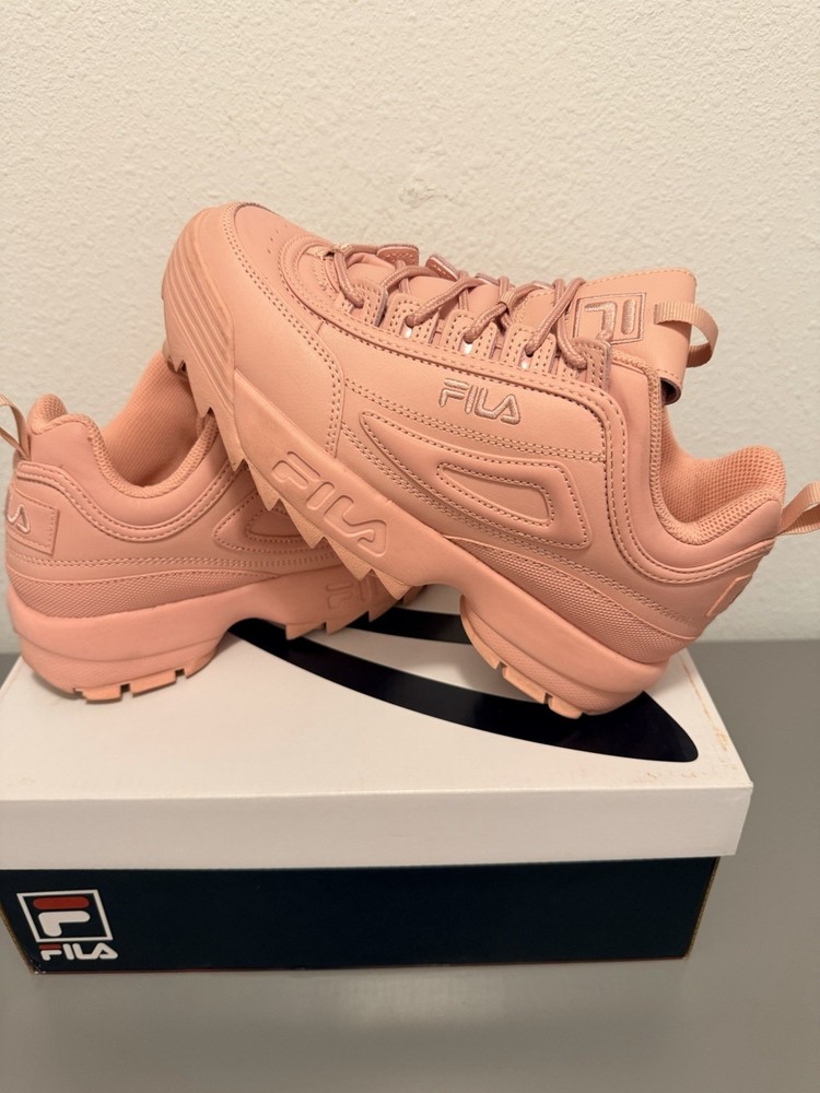 Fila Disruptor 2 II Pink Chunky Sneakers Youth Size 7 Kids Lace Up w/ Box