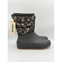 Bogs Snow Shell Zip CT Youth 6 Camo Waterproof Insulated Winter Boots NEW