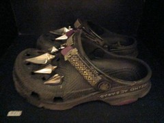 Crocs Black Panther Wakanda Forever All Terrain Black Clogs Size Kids 12