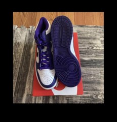 Size 7 (GS) – Nike Dunk High Electro Purple Midnight Navy