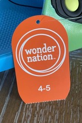 Wonder Nation Slides Sandals Video Game Controller Shoes Unisex Youth Size 4-5