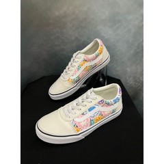 Vans Ward Low Top Sneaker Multi Floral Canvas Kids Shoes