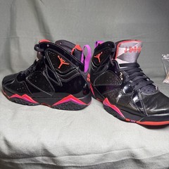 Size 7 – Air Jordan 7 Retro Black Gloss W