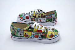 Vans Authentic Peanuts Comics Toddler 9.5 Skate Shoes New Snoopy Charlie