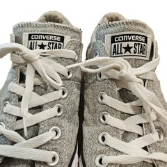 Womens Converse All Star Heather Gray Low Top Sneakers Size 8 Perfect Condition