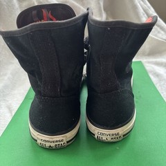 Converse All Star High Top Black With Fold Down Flames 640539F ZR4ZDKY700281