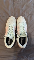 adidas Cloudfoam Plus JP8707 Light Blue Pink Gum Unisex Kids Sneaker Size 11
