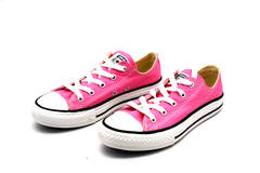 CONVERSE CHUCK TAYLOR ALL STAR 3J238 PINK WHITE CANVAS CASUAL LITTLE KIDS SHOE