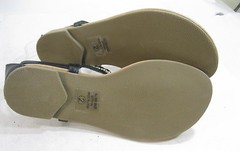 new Summer Black Rhinestone Back Strap Cute Shoes Sandals GIRL Size 12
