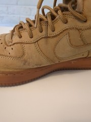 Nike Air Force 1 High Flax Wheat Brown 922066-203 Youth Shoes size 7Y