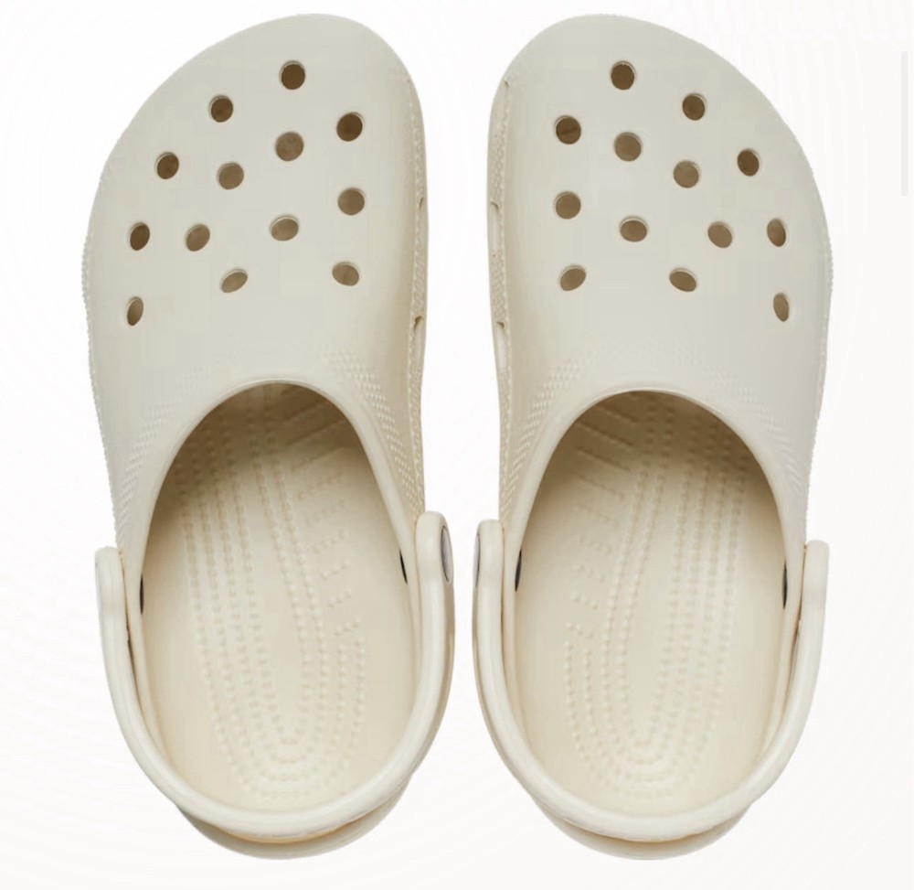 Crocs Classic Clog Color Beige Bone Junior 2 Brand New With Tags