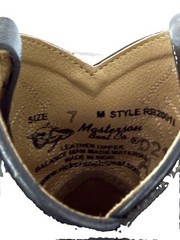 Masterson Boot Co. Children’s Black Leather Western Ankle Pull-On Boots sz 7
