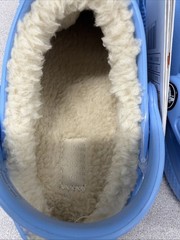 CROCS Kids size J1 Baya Lined Clogs Blue, 207500-4TB