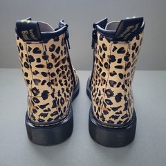Dr. Martens 1460J Leopard Print Junior Boots Unisex Men US 4 Women US 5