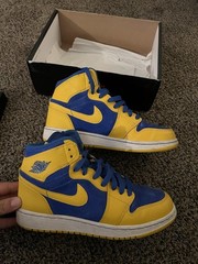 Air Force One Laney Yellow and Blue Size 5 kids