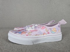 VansVans Kids Sz 11 Authentic Elastic Lace (Purrrmaids) Lavender Fog/True White
