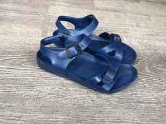 Birkenstock Rio EVA Youth Kids Euro 32 US 1 Slip On Sandals Youth Navy Blue Flat