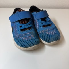 Nike Toddler Athletic Sneakers – Blue/Orange – Size 9C – Preowned