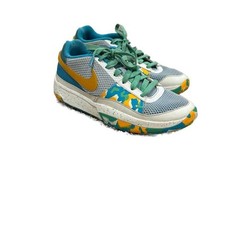 Size 6.5Y (GS) – Nike Ja 1 Low Sundial Blue Yellow Green Retro