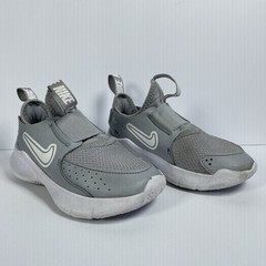 Nike Flex Runner 3 Wolf Grey White PS Size 9C FN1449-001 Sneakers Logo