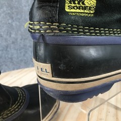 Sorel Joan Arctic Waterproof Winter Boots Youth 6 Mid Faux Fur Black NY1858-012
