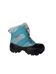Columbia Youth Bugaboot Plus IV Omni-Heat Boot- Blue/Black Girls Size 1Y