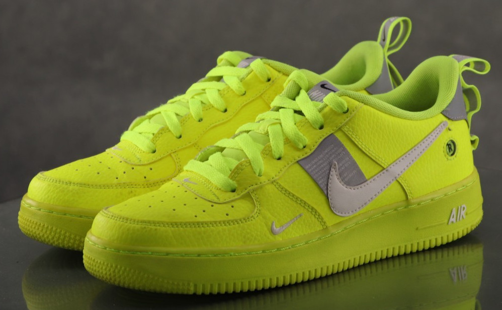 Nike Air Force 1 Utility Lv 8 Volt Kid’s Sneakers Shoes Size 7 Youth AR1708-700
