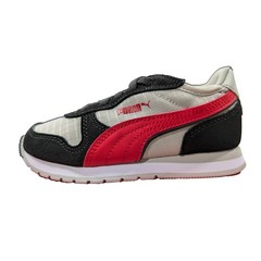 Little Kid’s Preschool Puma ST Miler AC Gray-For all time Red (401972 11)