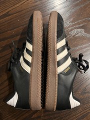 Adidas Samba OG Black/White/Gum Sneakers Shoes Kids Size 3.5 US Vintage 2005