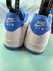 Nike Air Force 1 ’07 ‚White Medium Blue Size 4.5Y Women’s 6 LN bo box 🔥💯🔥