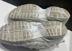Nike Advantage Runner Shoes White 3.5 Kids Leather 386630-102 Unisex Sneakers