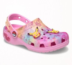 Crocs x Pokemon „Pikachu“ Pink Pre-School Kids Classic Clog 211229-90H