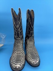 Laredo’s Brown/Blue Leather Cowboy Boots youth size 9