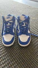 Nike Dunk High GS Blue/White Leather High Top Lace-Up Sneaker size 6