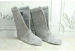 LL Bean Kids Gray Wool Warm Replacement Boot Liner Inserts Size 3