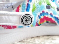 JOYBEES Kids Active Clog, Durable & Comfortable Sandal, WHITE TIE DYE (Sz-5) NEW