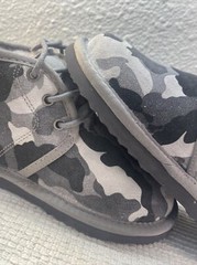 Alpine Design Winter Shoes, Woolblend Linning, Blown Rubber Outsole – Camo Sz. 3