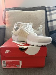 Nike Presto White Grade School Size 6Y Sneakers Shoes 833875