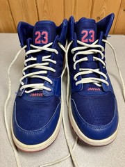 Nike Air Jordan Flight 4 High Top Basketball Shoes 7Y 828237-416 Blue/Pink L👀K