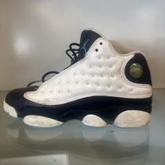 Jordan Shoes Youth 7Y Retro 13 White Obsidian/ Powder Blue DJ3003-144