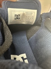 DC Youth Method TX RS Skateboard Shoes ADBS100230 Black/Navy/White Size 12