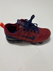 Nike Air VaporMax Flyknit 3 GS 5.5Y BQ5238-602 Noble Red Blue Void Sneakers