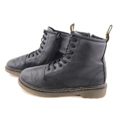 Dr. Martens 1460 Pascal Junior Boots Youth Kids Size 3 EUR 34 Black Leather Zip