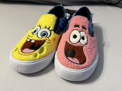 SpongeBob SquarePants and Patrick Star Slip On Shoes Size 3 Big Kids NEW w/ Tag