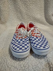 Vans- Checkered Blue Red Yellow., Junior Size 7