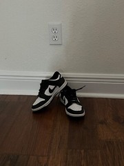 panda dunks kids size 4.5 mid condition no box