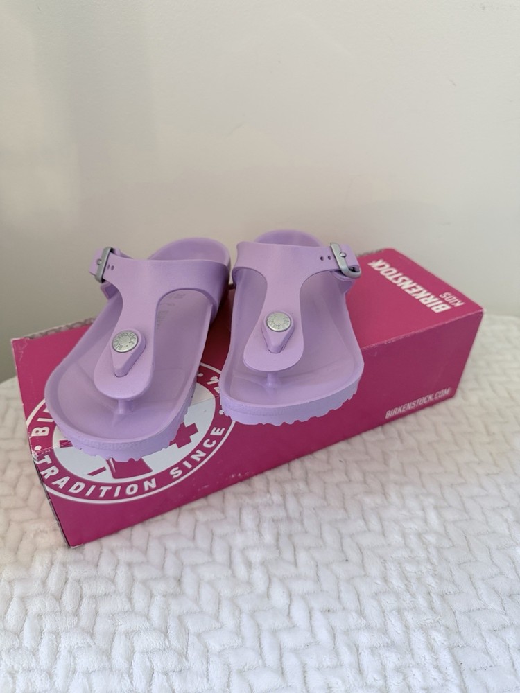Birkenstock EVA Gizeh WATERPROOF – Lavender ￼KIDS 12 Narrow 1013100