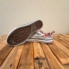 Converse Chuck Taylor All Star Junior 2 Grey Rainbow Double Tongue 669818F