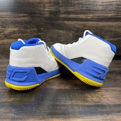 Under Armour Curry 3 Dub Nation White Blue Sneakers Kid’s Size 6K 1276276-102